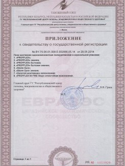 2015.03.25 Урай - Приложение к сертификату, Профили поливинилхлоридные системы Rehau.