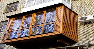 Внешняя отделка балкона Урай цена от 1031 руб. м/2.